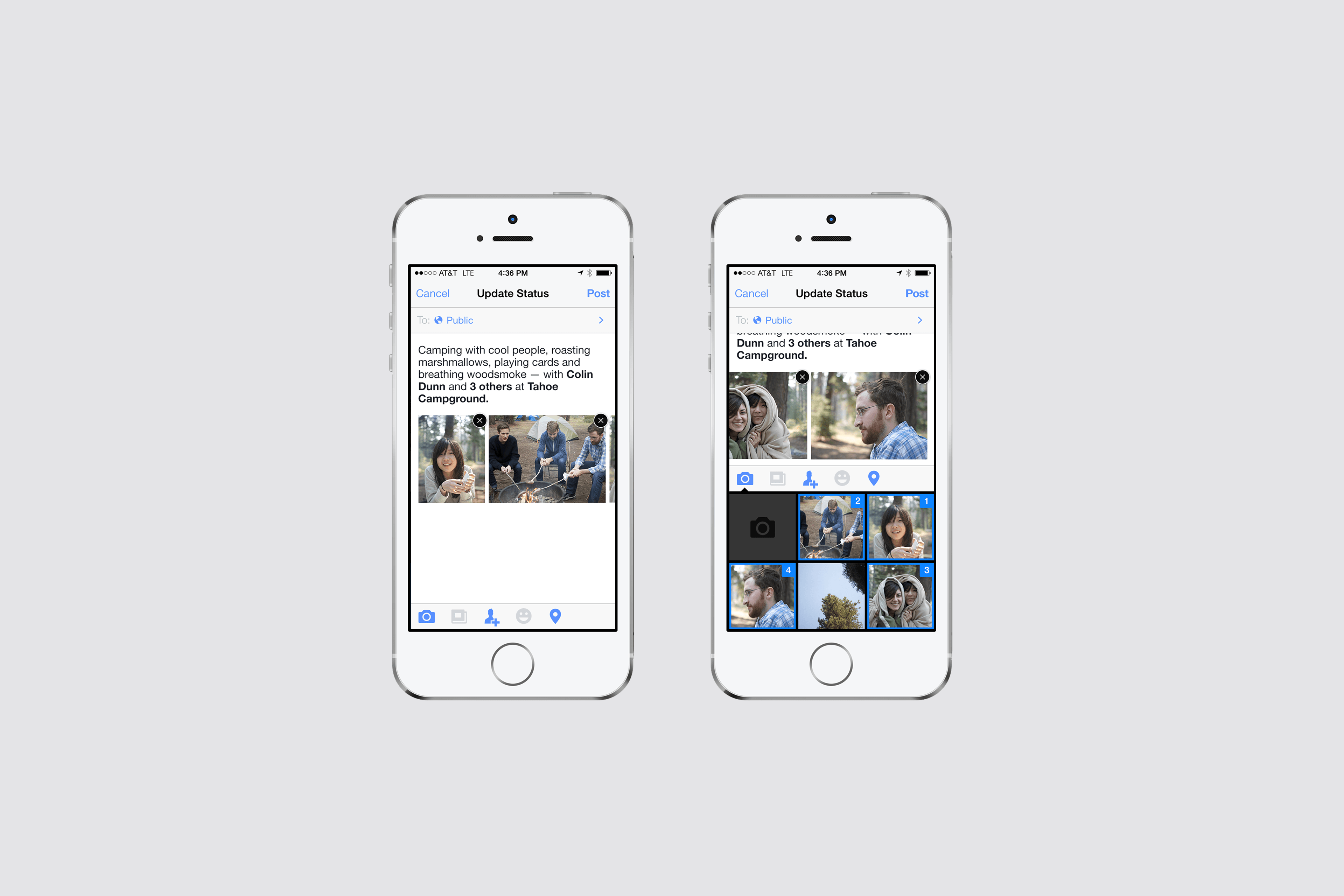 Facebook Composer Screenshot